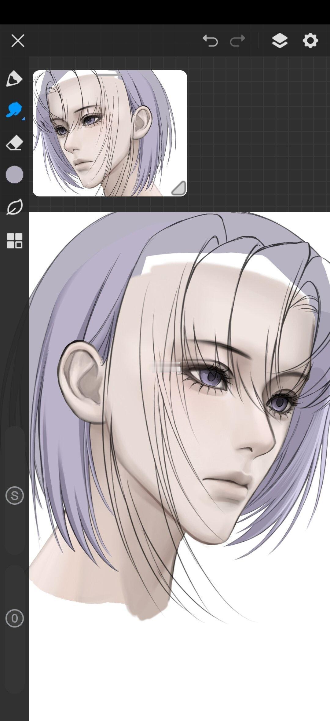 紫色很有韵味。