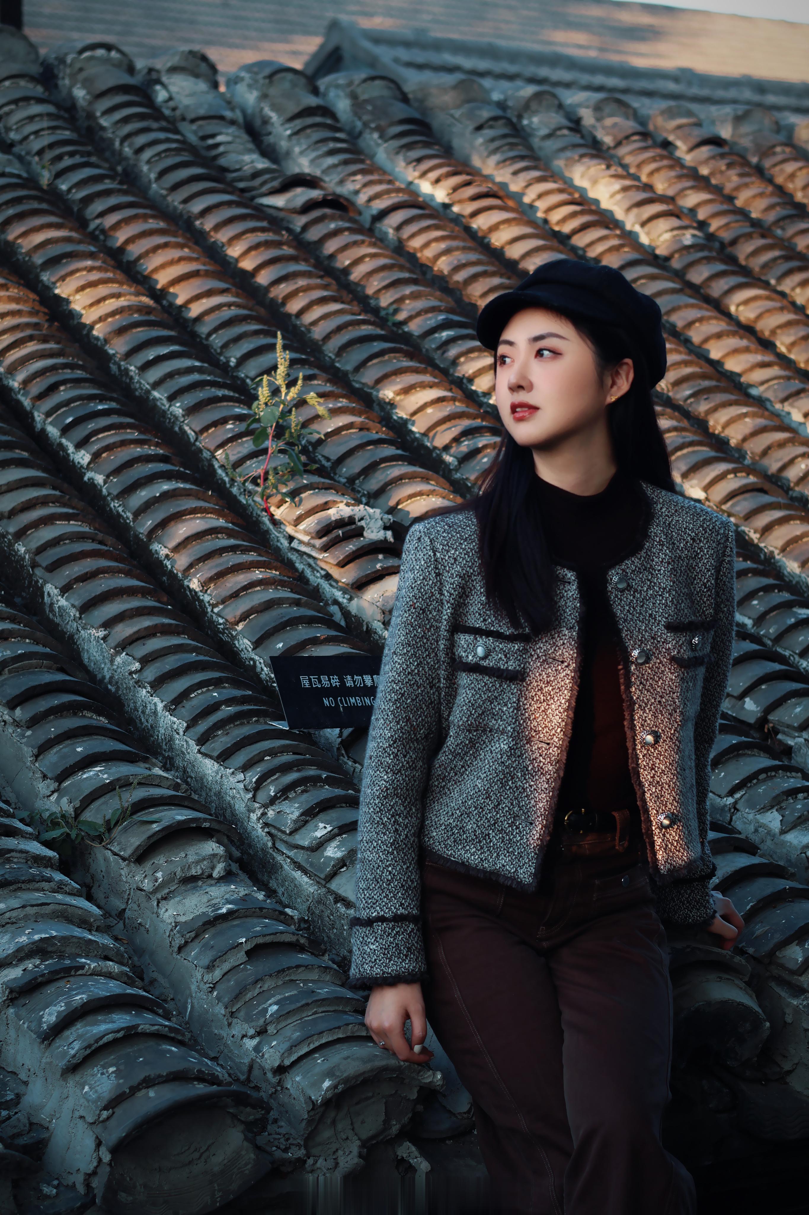 落日余晖 好柿如意北平的秋 是治愈的温暖氛围🧡  ​​​