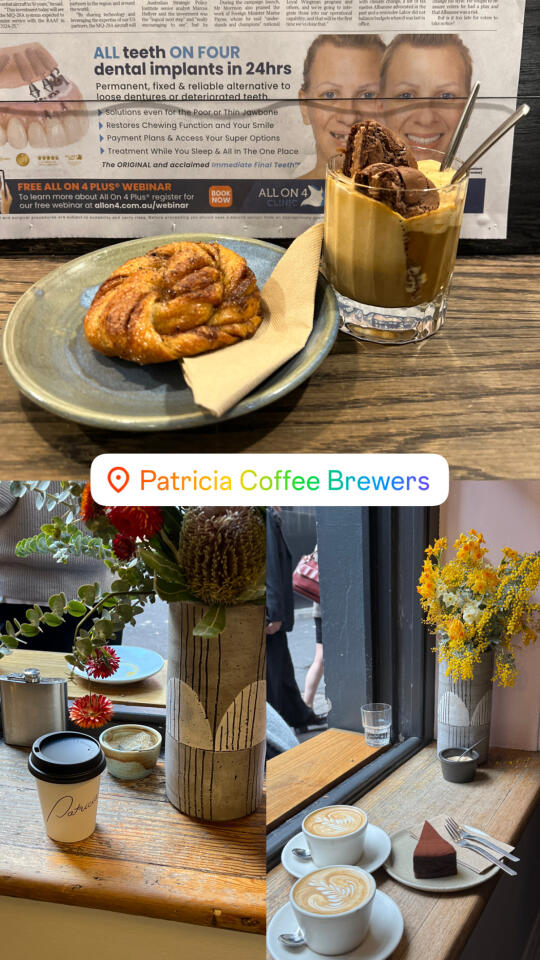 我朋友说他在墨尔本没喝过Patricia Coffee