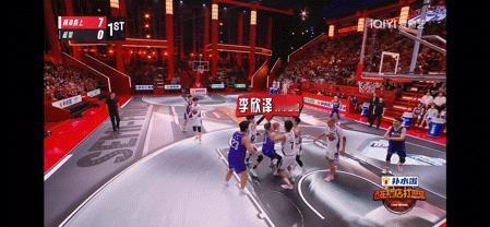 #李欣泽不愧是横篮首个MVP# 李欣泽在#我在横店打篮球#半决赛中的精彩发挥，源
