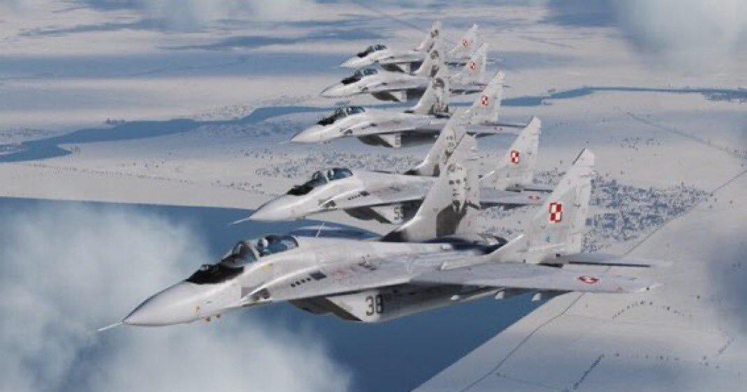 突发新闻：

波兰宣布将向乌克兰派遣9架米格-29战斗机，以换取乌克兰的无人机技