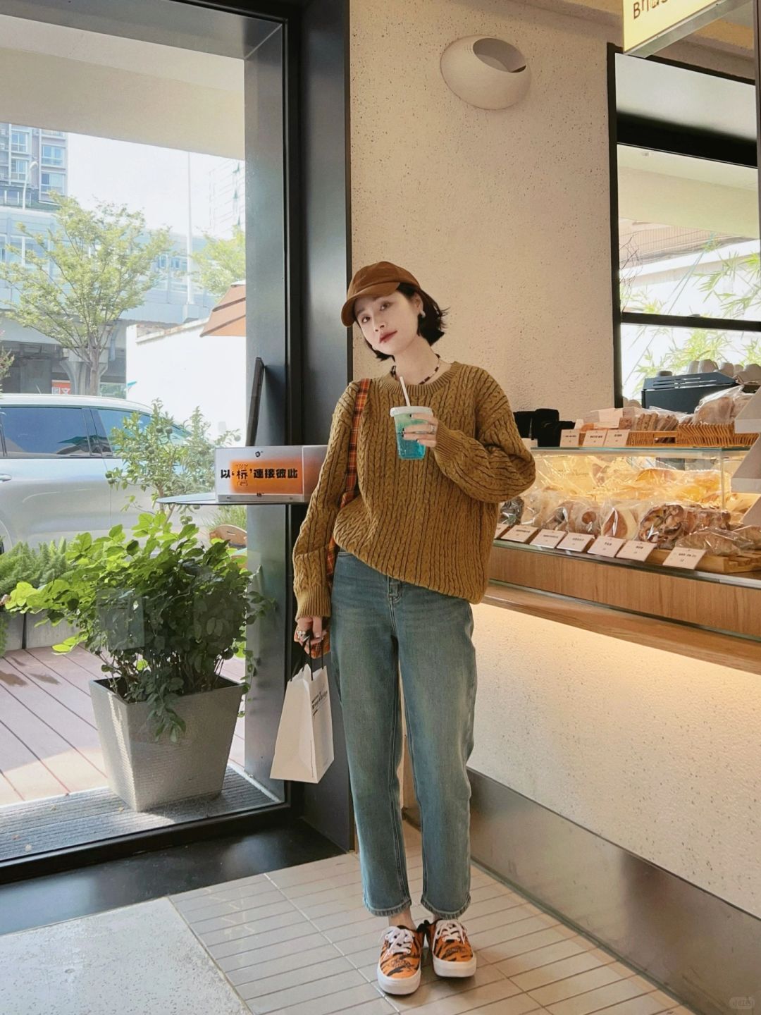 毛衣牛仔裤🍂秋天很难不爱