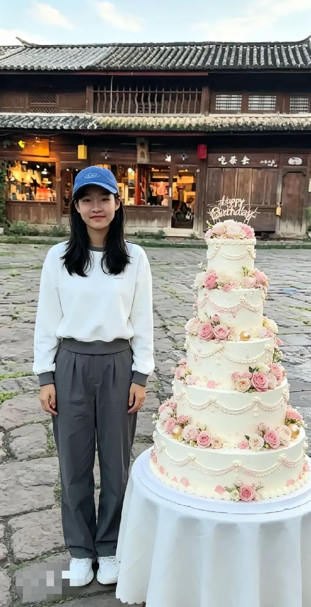 昨天是张雪峰女儿张姩菡十一岁生日，小姑娘很懂事，面带微笑，长得像爸爸张雪峰！希望