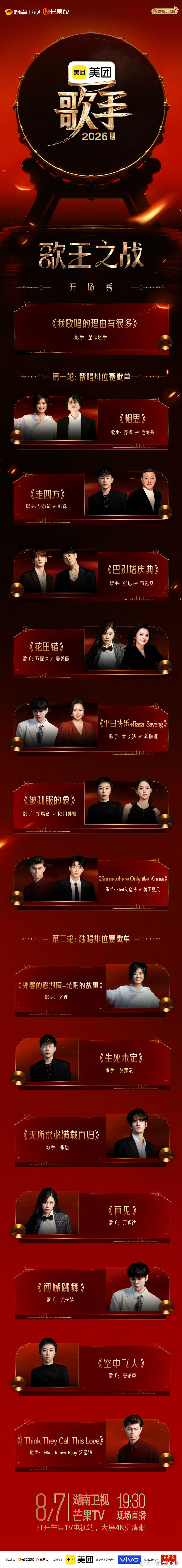 歌手总决赛今晚是歌手总决赛啊 今年好快 