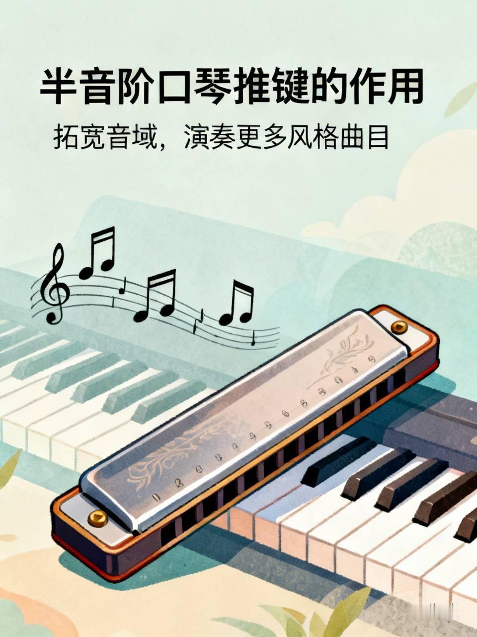 半音阶口琴的推键是做什么用的? 半音阶口琴的推键可太有用啦！简单来说，它能让口琴