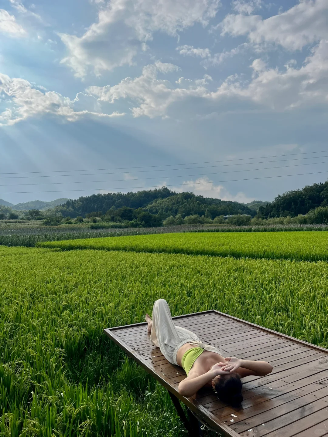来贵州每年都去的避暑小院🌾稻田泳池咖啡