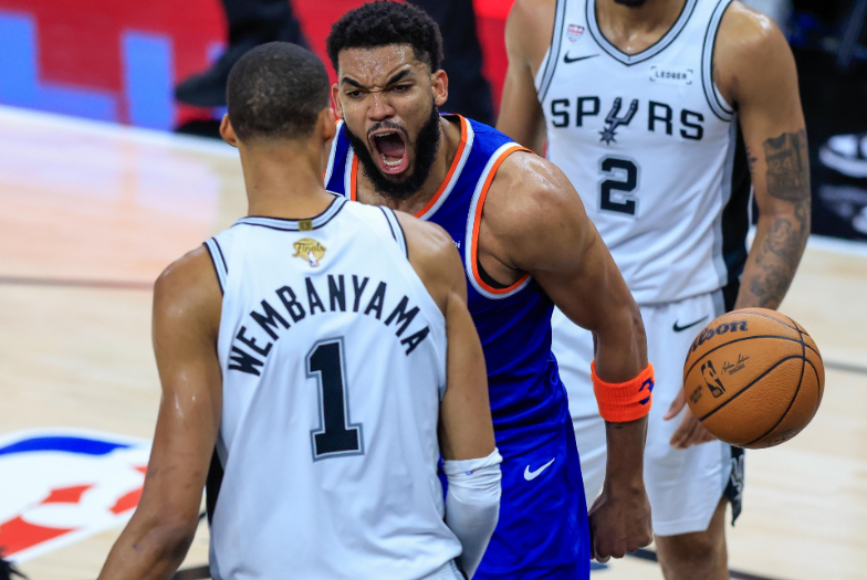 近日，NBA名宿加内特和皮尔斯在自己的节目《KG Certified》中对马刺与