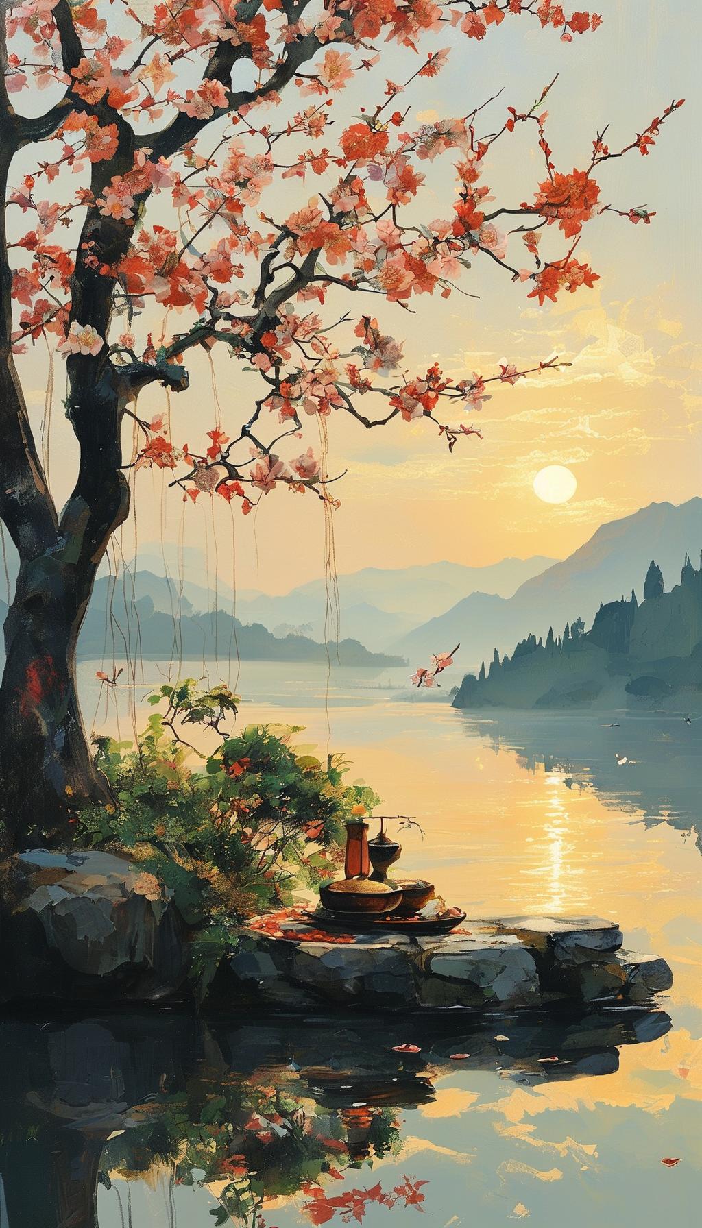 春日西湖寄谢法曹歌（宋·欧阳修）
 
西湖春色归，春水绿于染。
群芳烂不收，东风