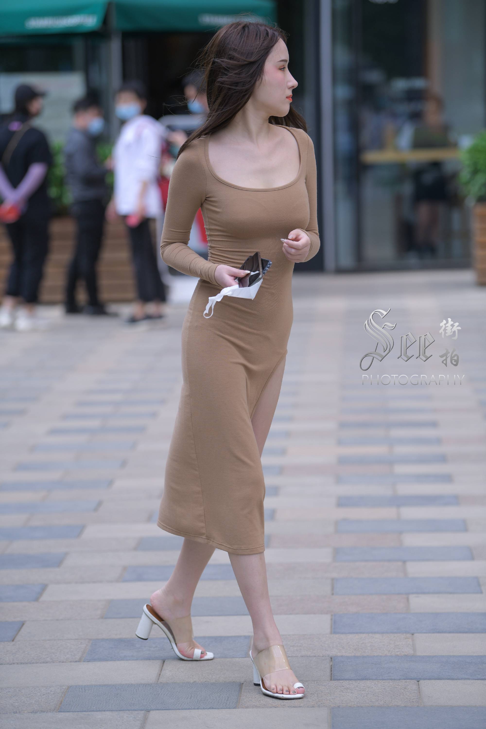 简约长裙，柔美气质~~ ​​​