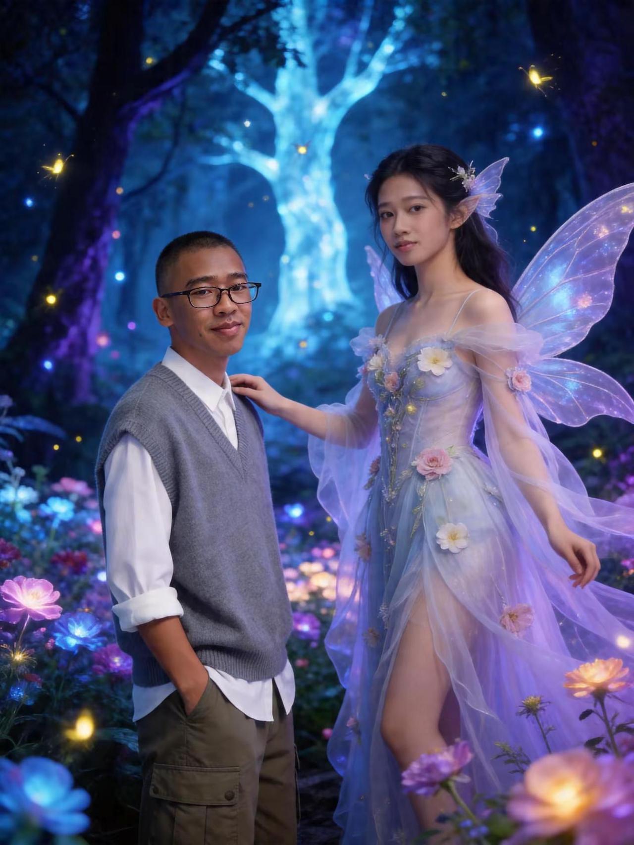 AI梦幻对视写真