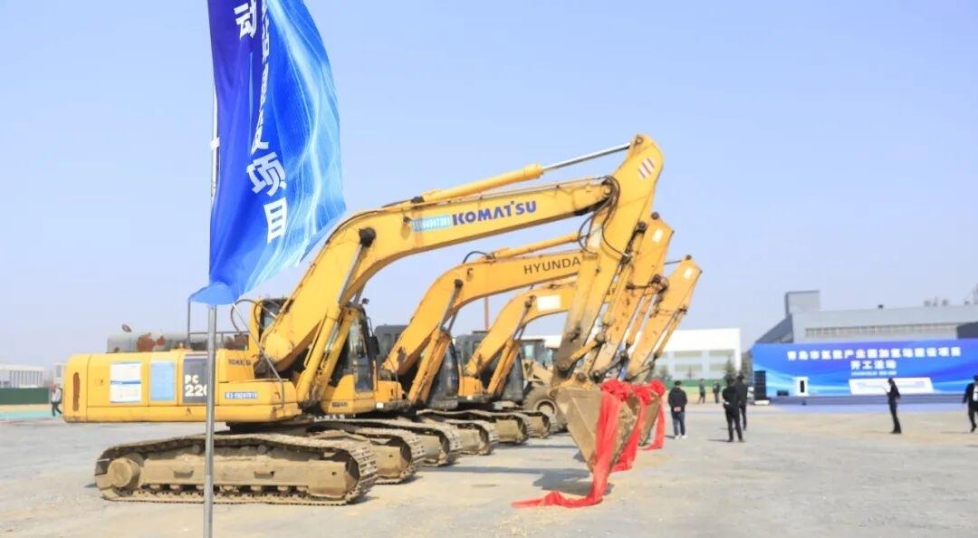 晒图笔记大赛4月1日，青岛市氢能产业园加氢站建设项目在西海岸新区泊里镇开工。该项