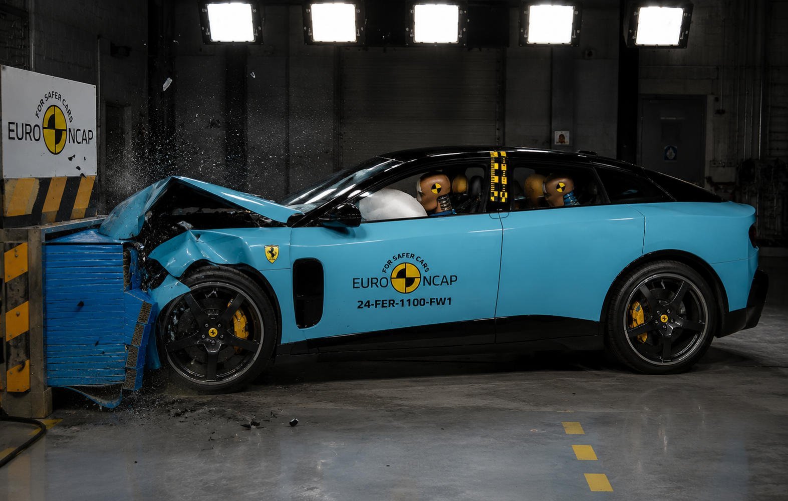 法拉利[超话]法拉利luce 法拉利luce E-NCAP 碰撞测试 ​​​