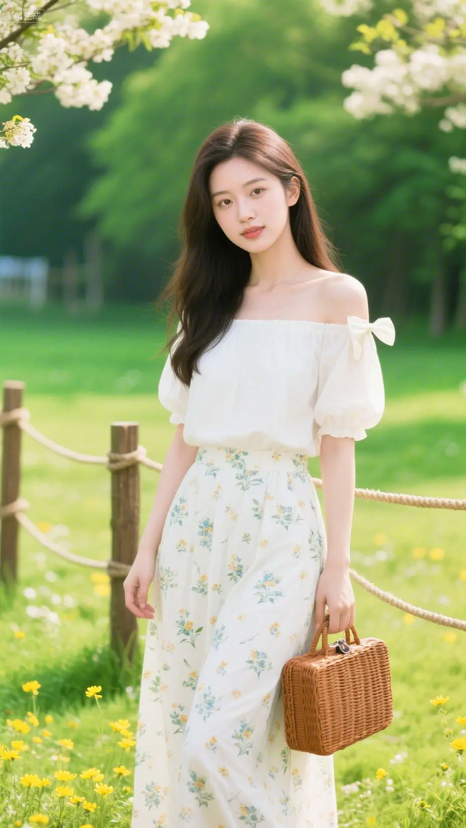 即梦AI 每日分享 唯美 小清新治愈系 甜美风