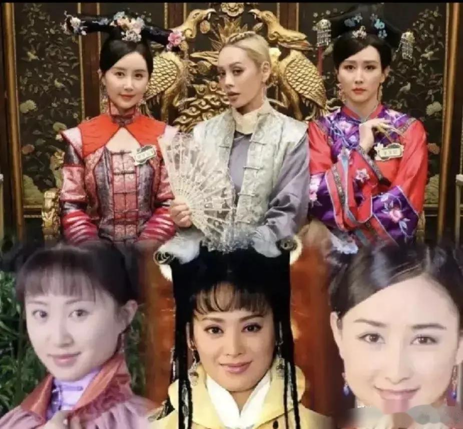 时隔十几岁，《孝庄秘史》三位女主罕见同框录制新综艺。舒畅脸有些僵，胡静，宁静容貌