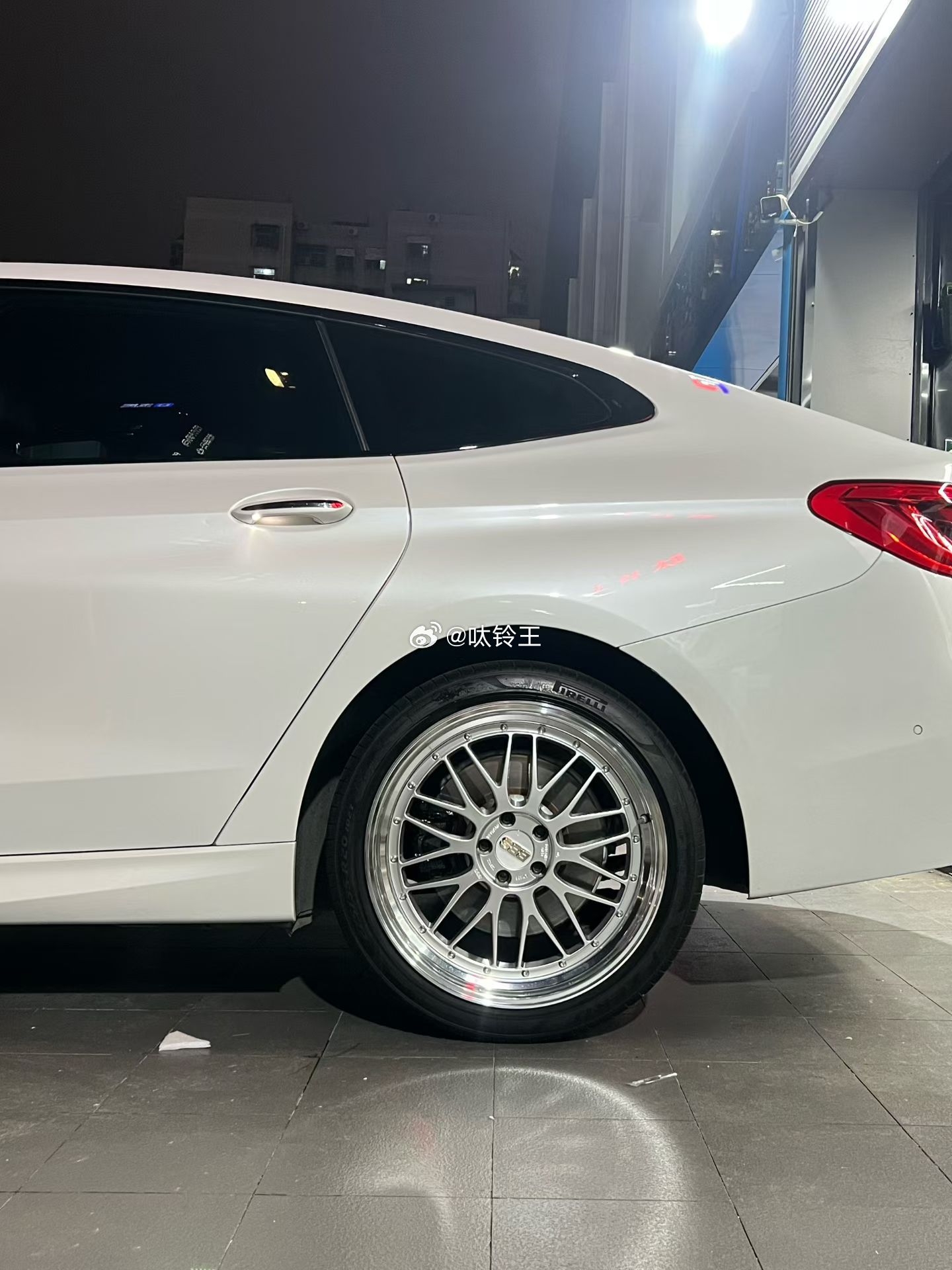 宝马6GT 20寸 日本BBS LM 完工意大利🇮🇹科吉动平衡 霍夫曼平衡块