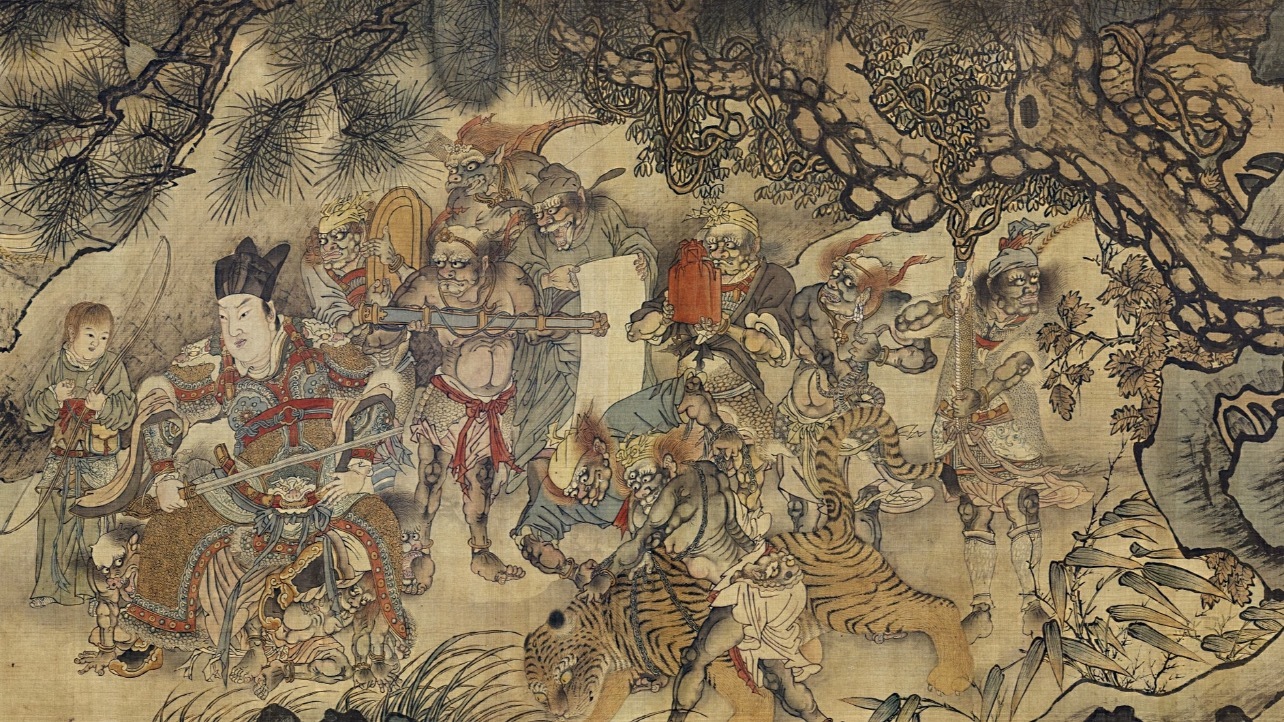 消防员 劳务派遣 最近被一副“搜山图”刷屏。它表面描绘的是二郎神率领众神将围剿山