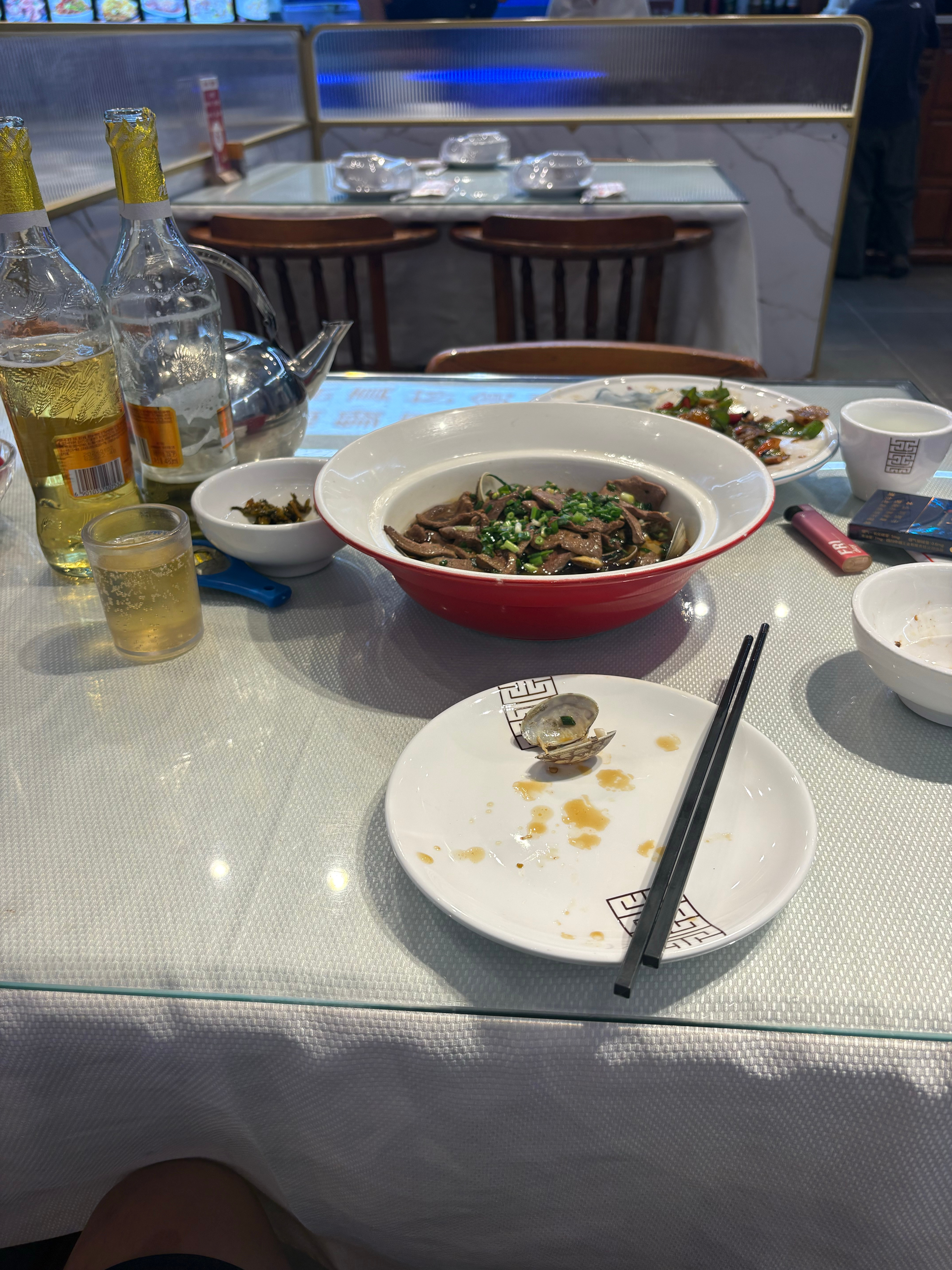 周五的晚上  孩子8:30下课  一个人喝点吃点 