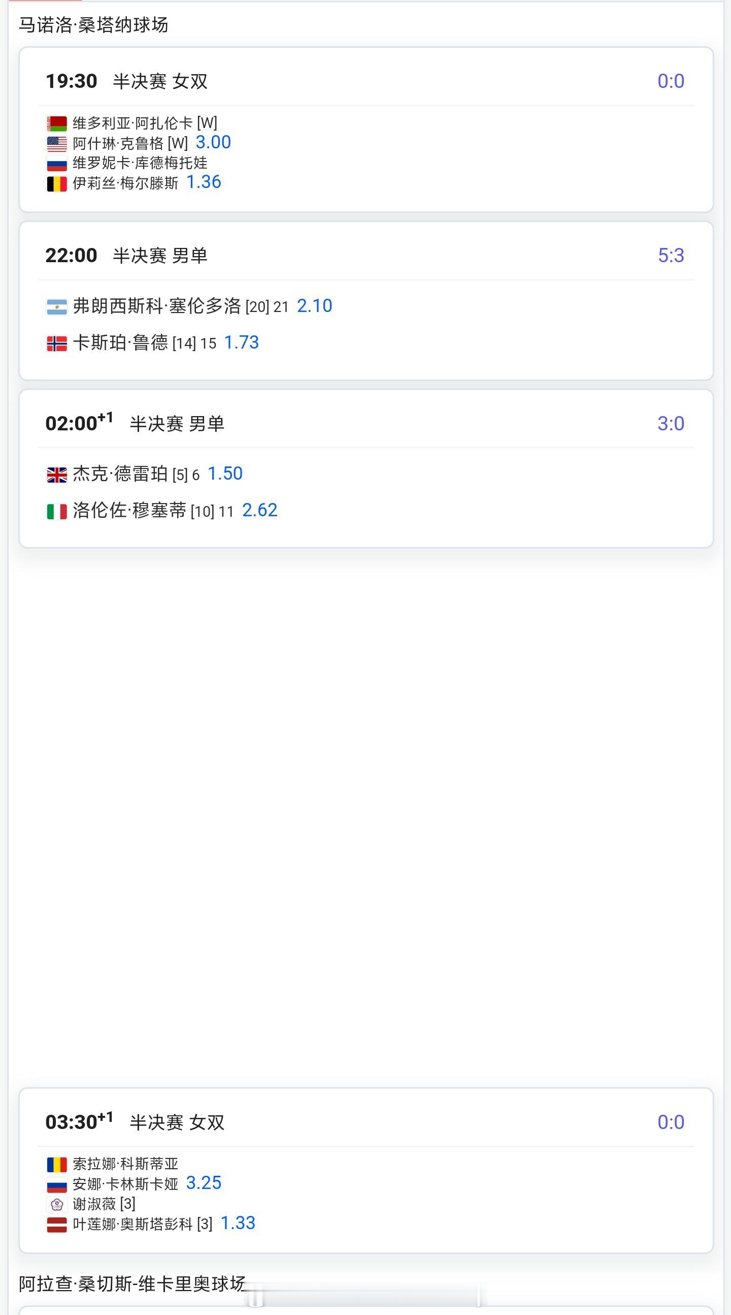 5.2中国网球波比台bbtv 直播计划重点赛程【今天枫运体育更新，fyun.co