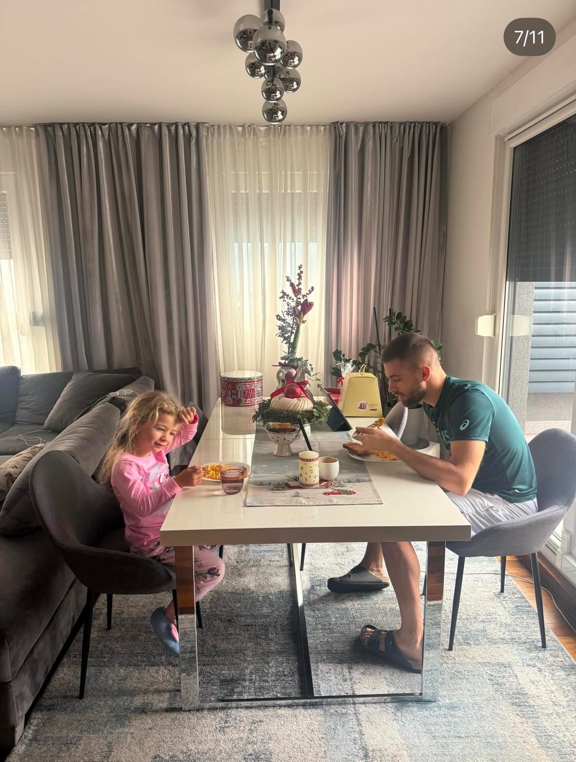 网球talking大会 好久不见的丘里奇，终于更新了社交媒体，看起来状态不错！ 