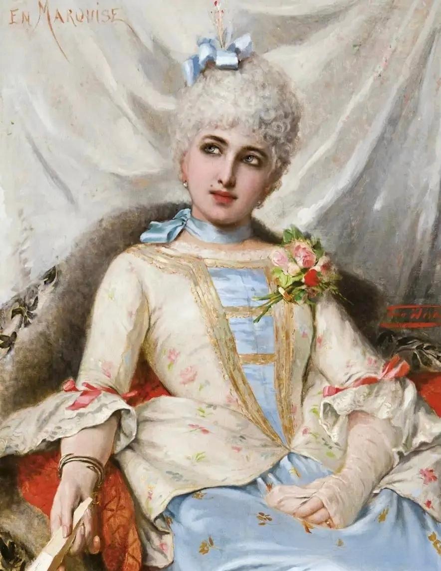 白鹿《莫离》杀青照，简直就是优雅古典美人的典范！花束与华服相映成趣，尽显贵族风范