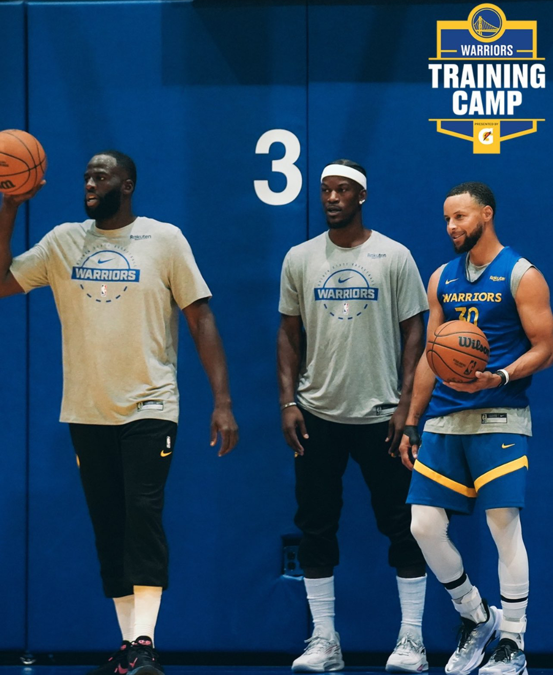 库里、巴特勒、格林和库明加组成的四人组，在本赛季联盟中至少一起上场80分钟的四人