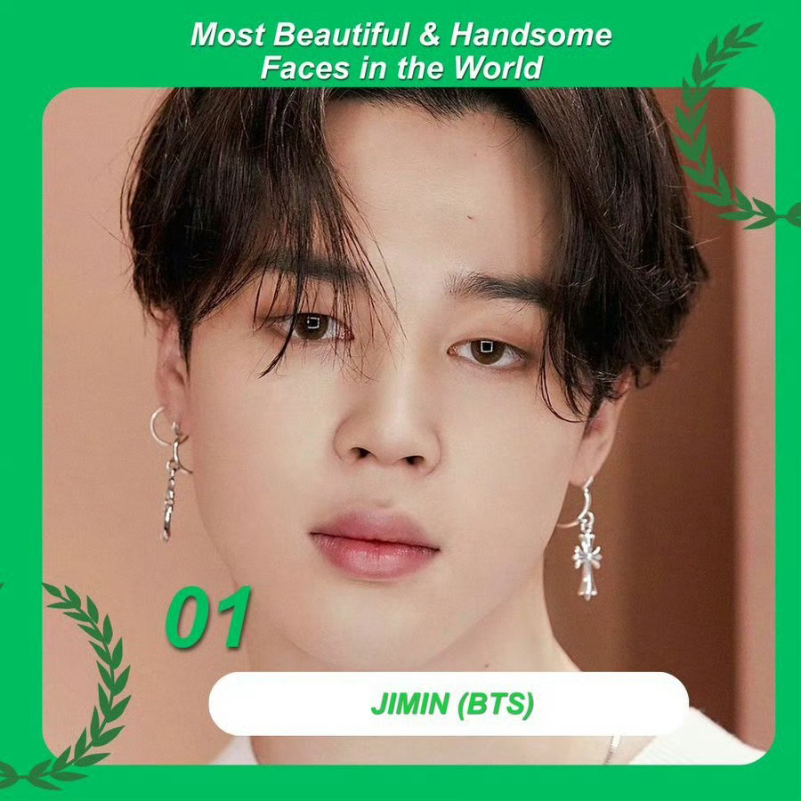 BTS成员朴智旻位列Most Beautiful & Handsome Face