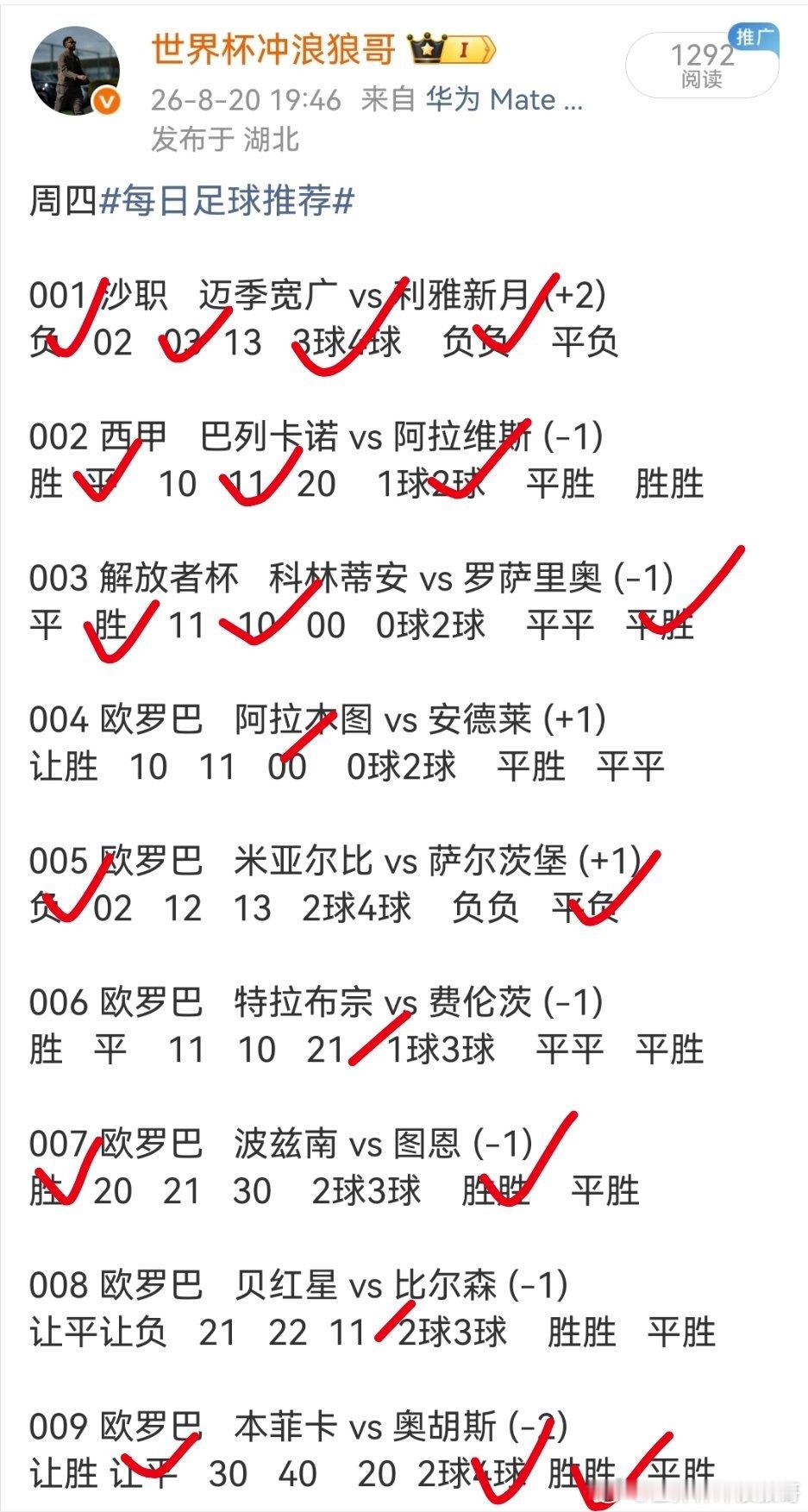 特拉布宗爆冷失利！昨日也还是9✅7成绩占优！你确定不来抄作业？每日足球推荐