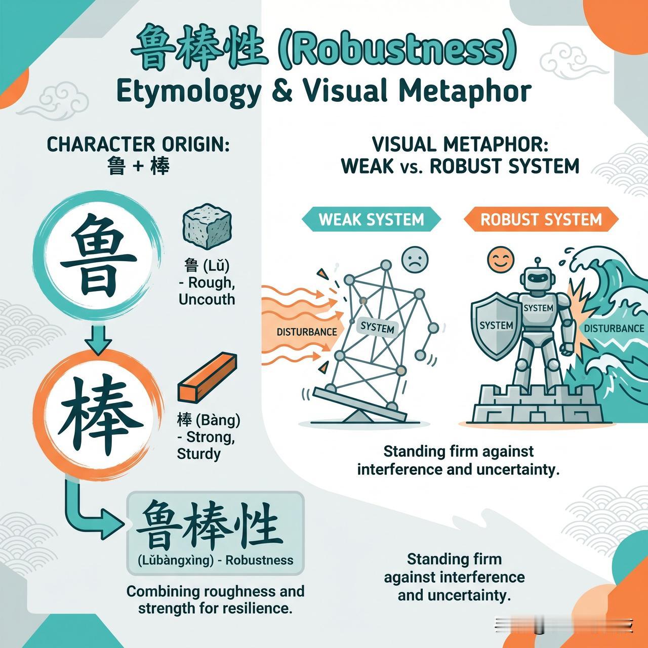 "鲁棒"：一个理工科学生恨得牙痒痒的词，却是翻译史上的神来之笔！
每个工科生都曾