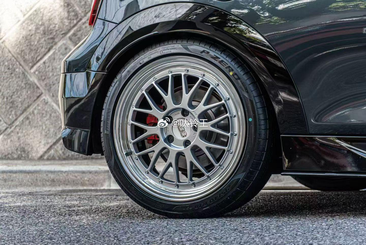 BBS LM455 DS-BKBD银色18×7.5J ET40 5×112F67
