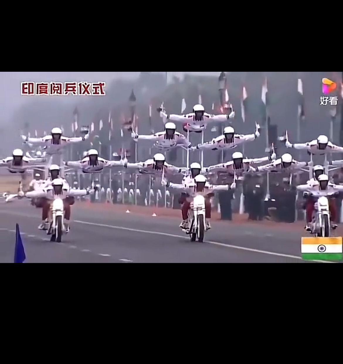 要看阅兵还得看印度阅兵，那真是太有才了[捂脸]