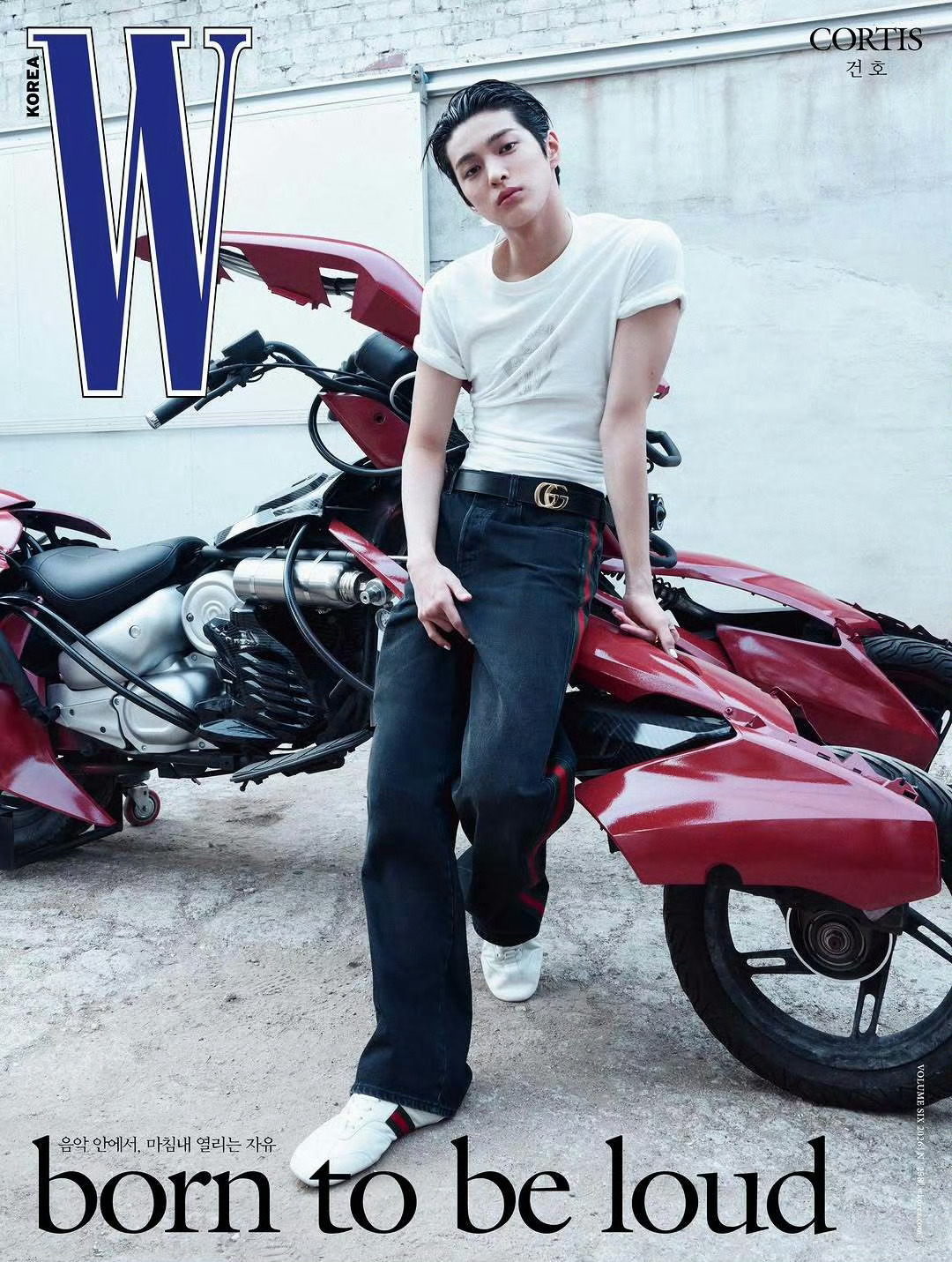 安乾镐gucci合作封面 安乾镐登上 W Korea 六月刊封面，与GUCCI合