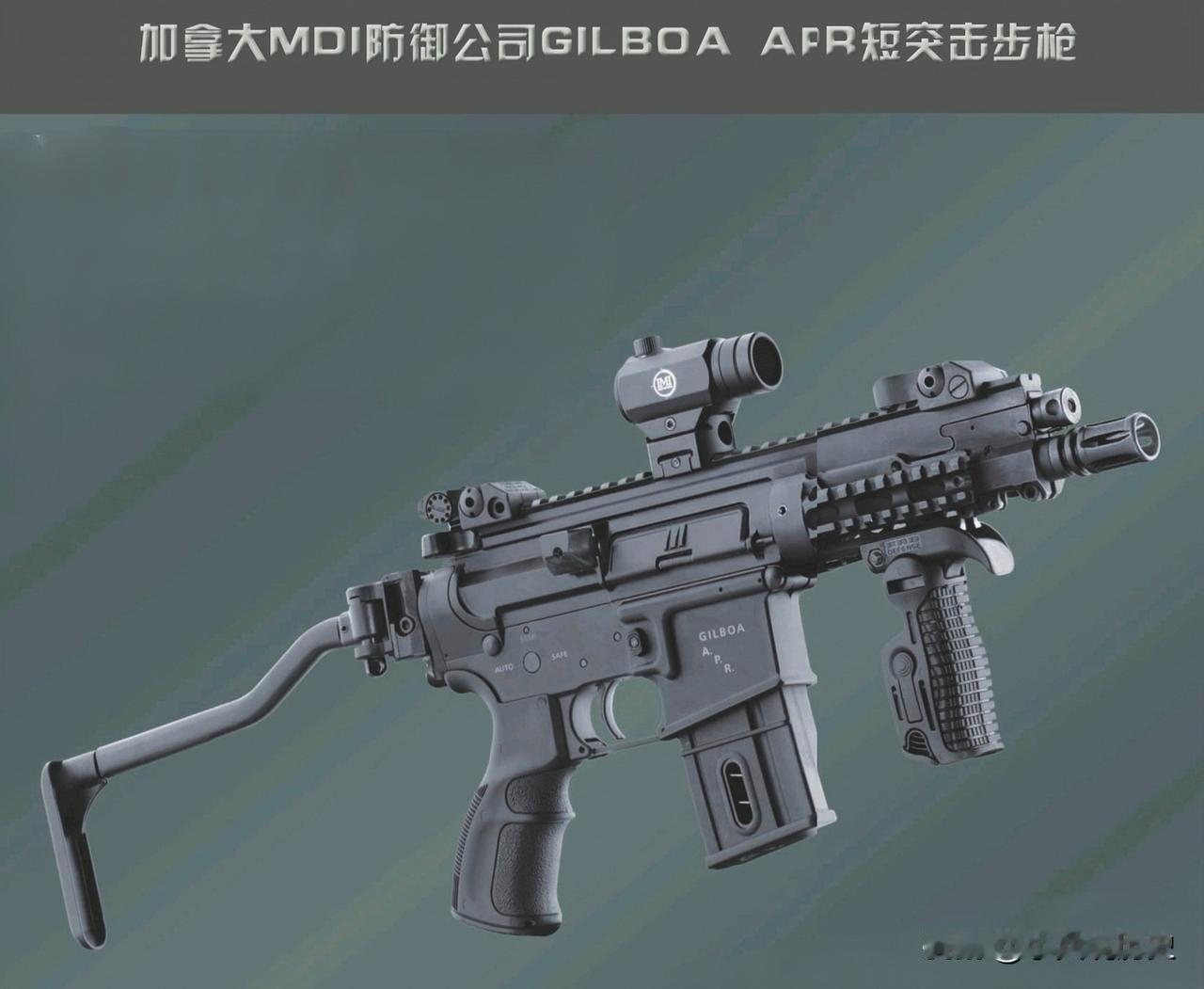 加拿大MDI防御公司GILBOA APR短突击步枪
吉尔博亚APR短突击步枪，是