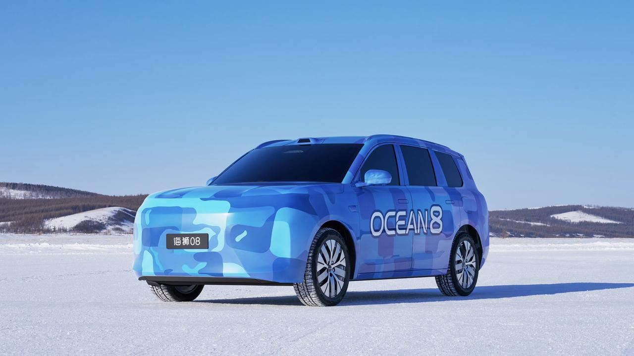 旗舰SUV即将登场？比亚迪海狮08测试车官图来袭！
就在今天，比亚迪海洋网销售事