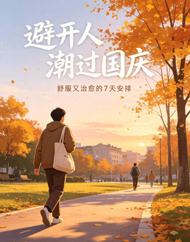国庆不想人挤人？7天松弛计划，不虚度不内耗