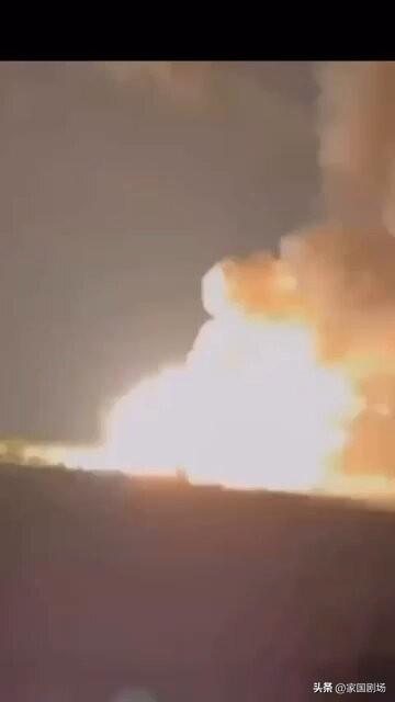 伊朗发射的霍拉姆沙赫尔-3型集束导弹，每枚导弹携带80枚弹头，成功击中以色列的掩