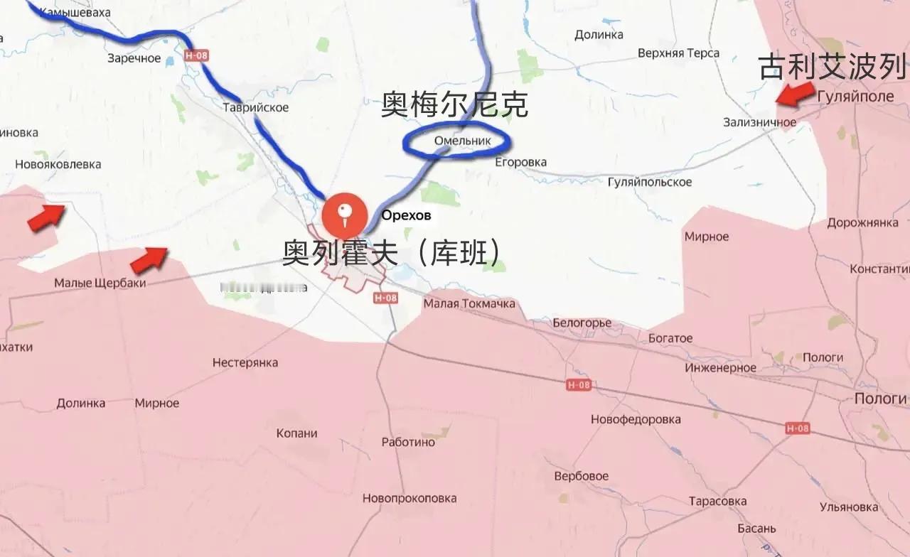 俄军在占领扎波罗热州的古利艾波列之后，一面巩固在该市的阵地，另一面也在扩展侧翼。