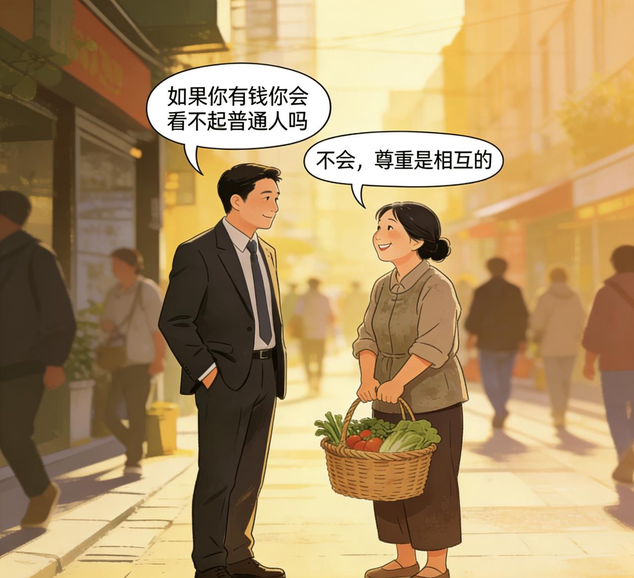 如果你有钱你会看不起普通人吗人穷时，连亲戚都看不起；有钱后，才看清谁是真心。贫富