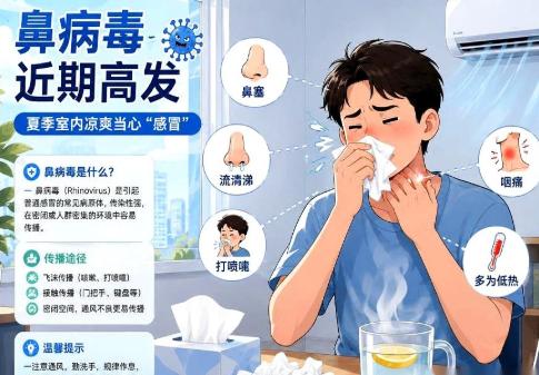 最近，各大群里都在吐槽一个叫“鼻病毒”的东西。
最近，不少群聊被同一个名字反复刷
