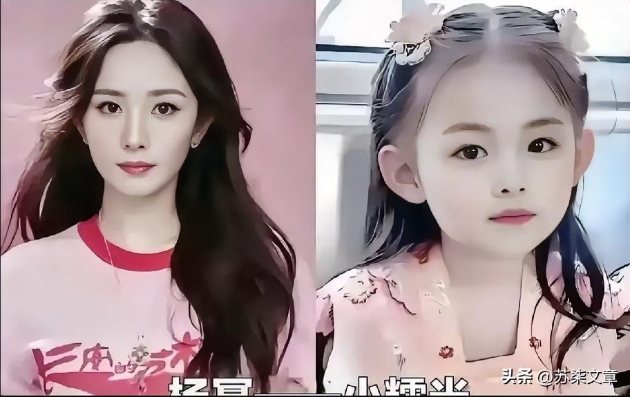 杨幂每年掏5000万港币抚养费，换来的结果是，她女儿在学校被同学问，你长得像你姑