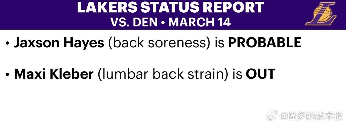 好消息！明天打掘金：斯玛特复出，海斯也大概率复出掘金vs湖人