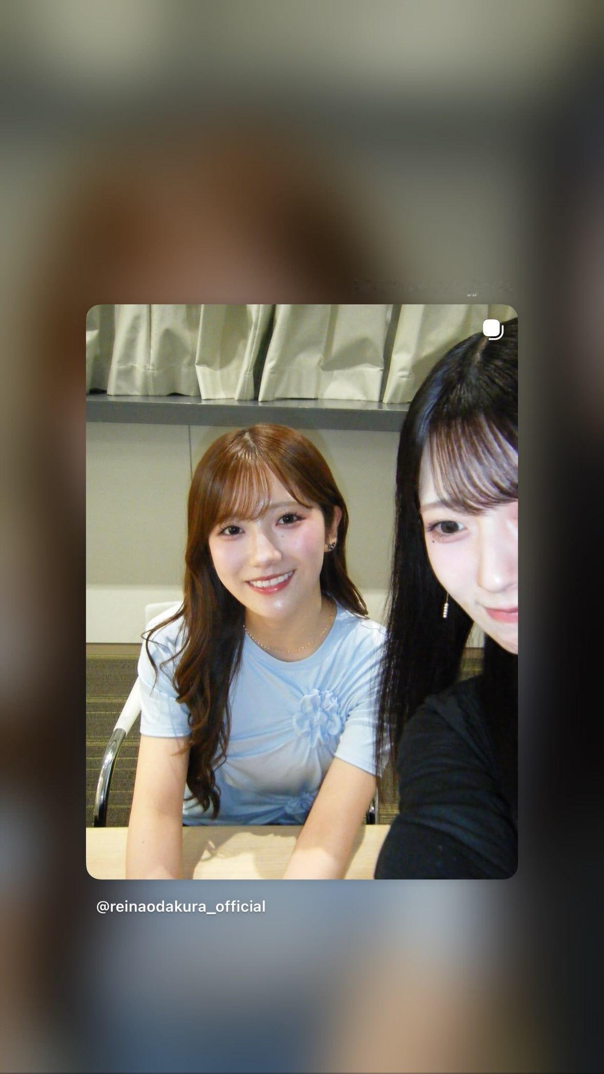 小田倉麗奈「可愛い璃花ちゃん♩」reinagram