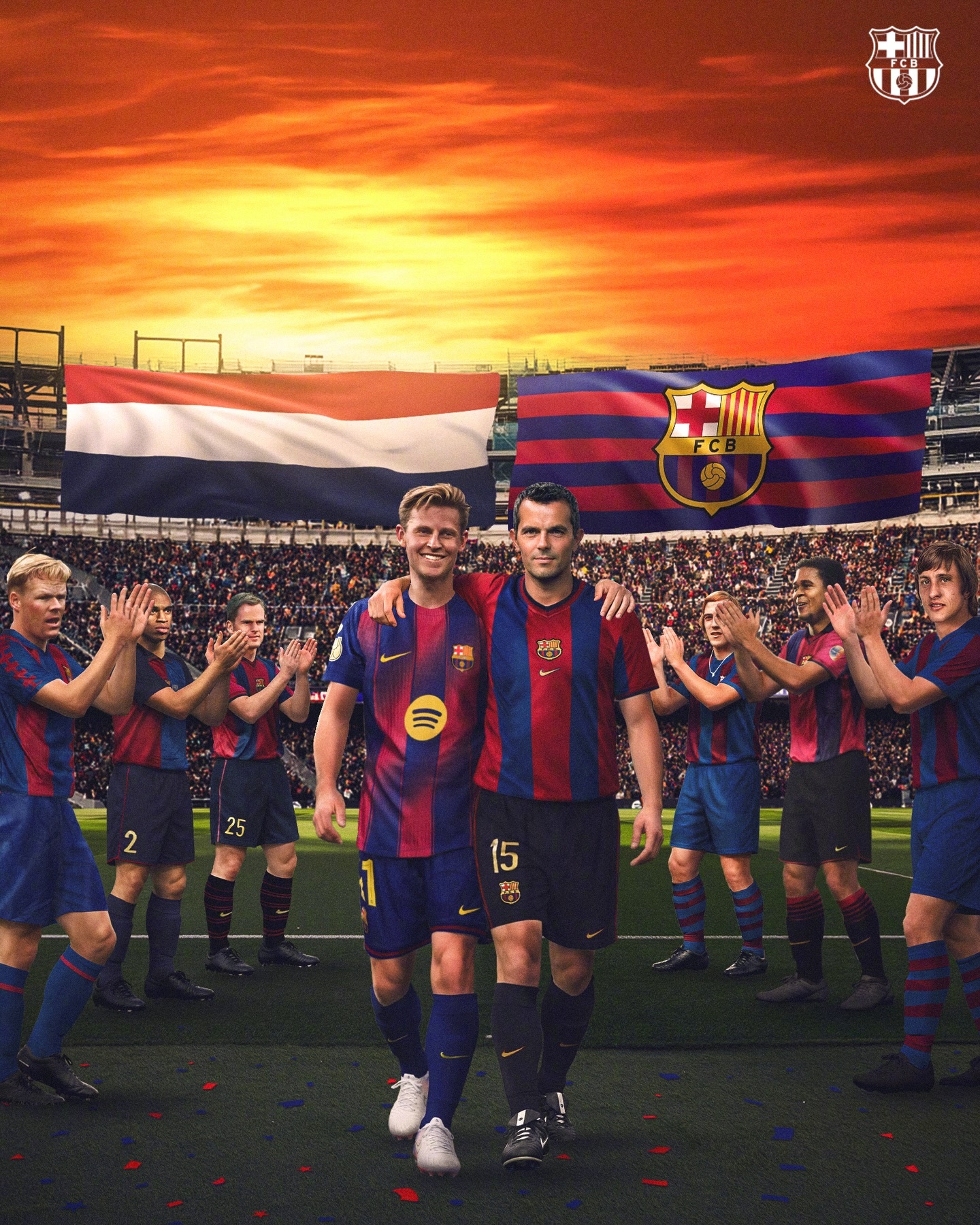 🔝弗朗基·德容，凭借在巴萨1比0塞尔塔 的登场，超越传奇科库，正式成为巴萨队史