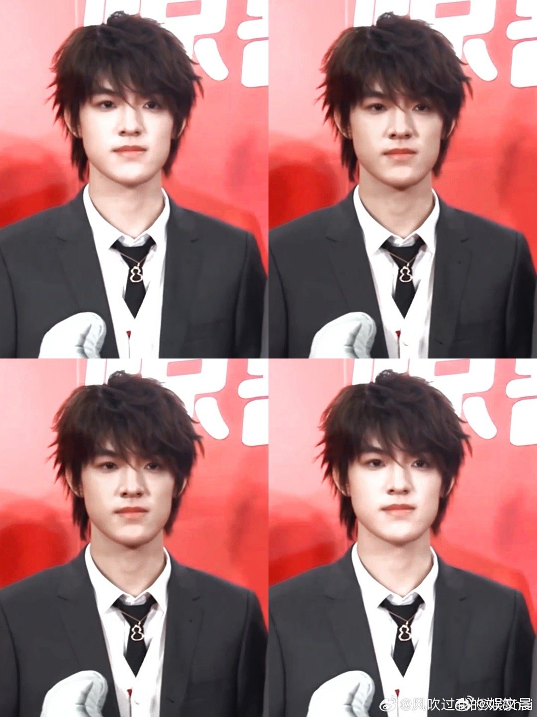 张泽禹镜头签这一下 镜头定格签名的画面好有氛围感！专注的神情搭配流畅的笔触，少年