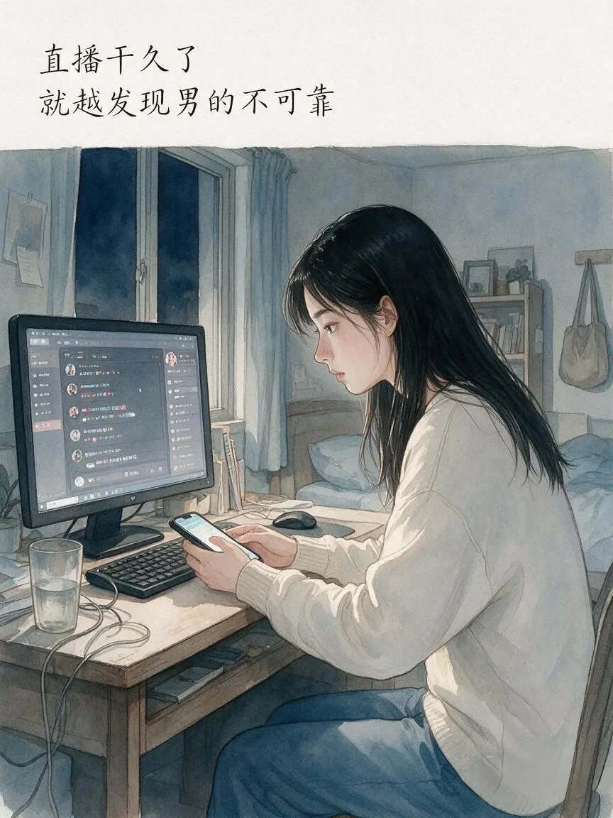 直播干久了，人也看清了…
