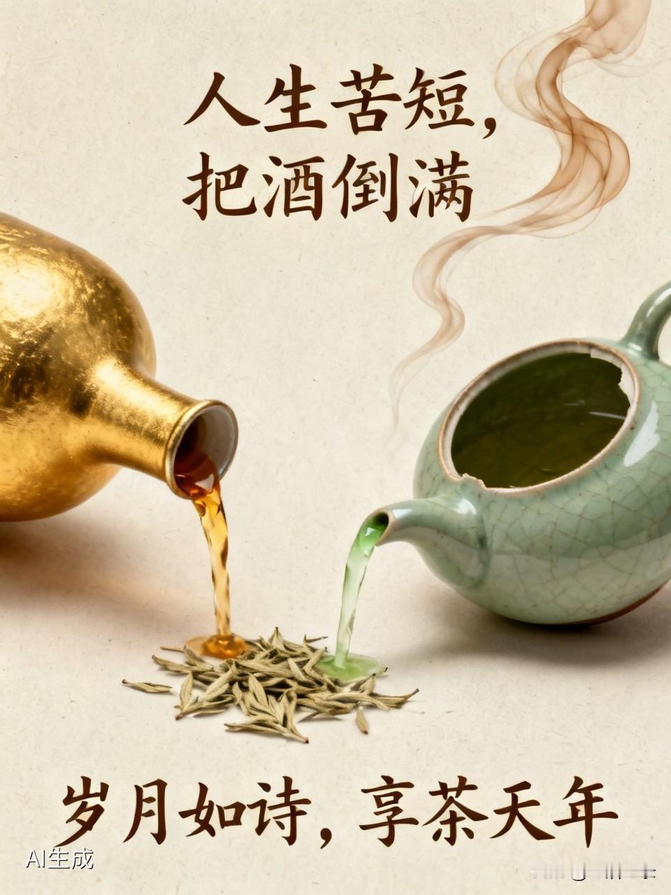 “人生苦短，把酒倒满”，这话太对了。小时候觉得酒苦，长大后才懂，比起生活的苦，酒