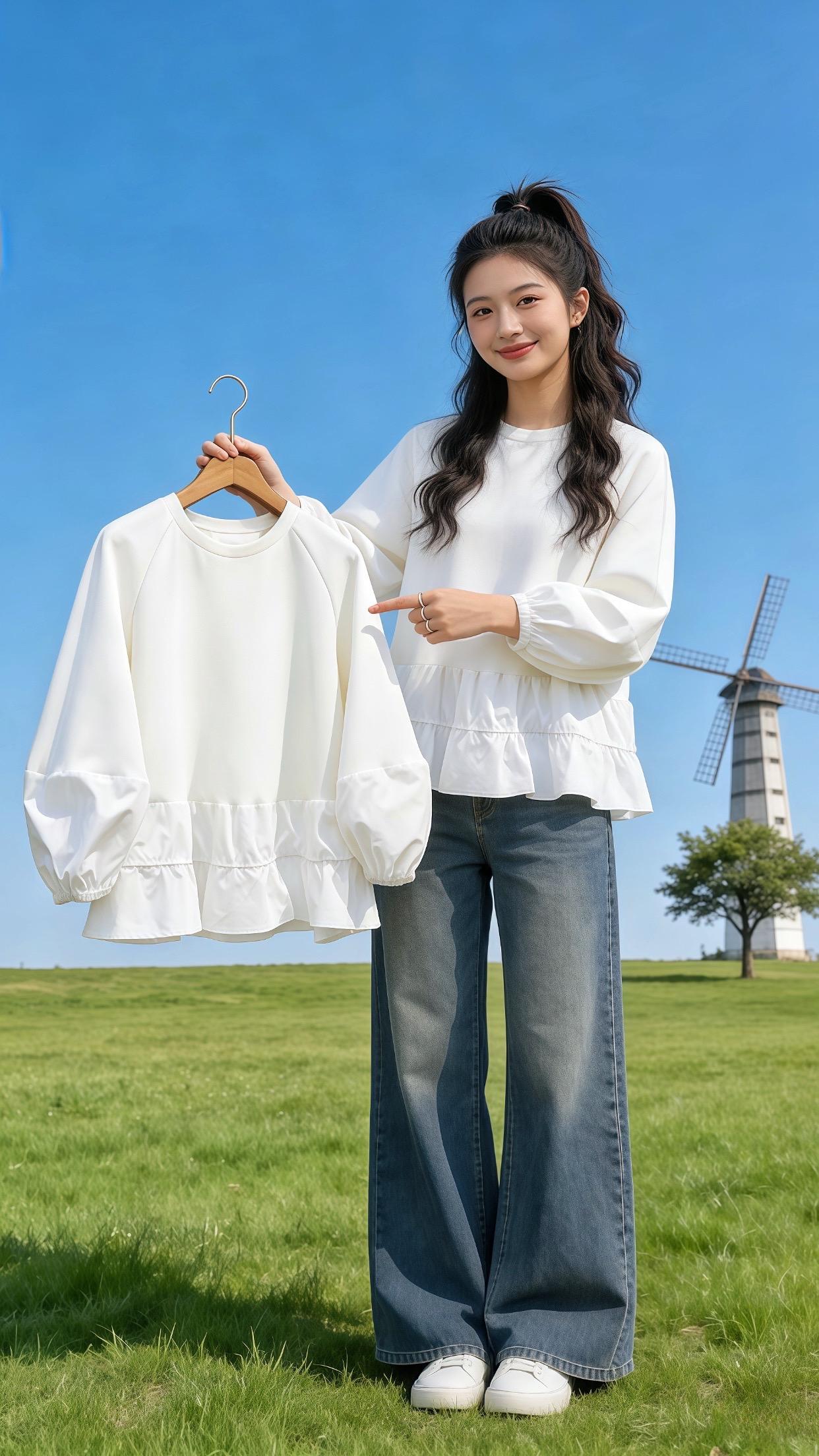 春日穿搭 打开春季罩衫穿搭思路 早春穿搭公式来了 微胖女生的早春穿搭来...