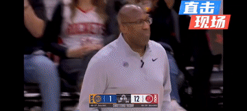 VS 火箭  
“停吧！停吧！”布朗阴沉着脸……杜兰特开场就球球进，连得10分，