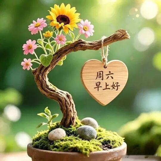 周末早安，心情像阳光般明媚！🌻🌞