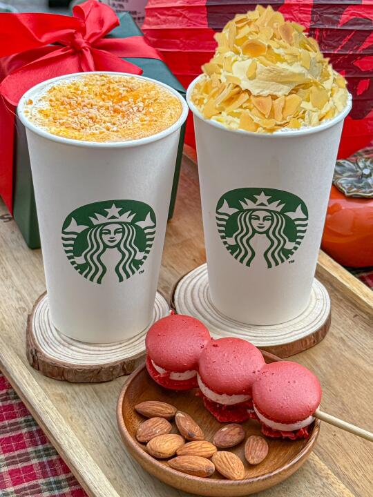 星巴克这杯巴旦木回归！喝一口原谅了全世界…