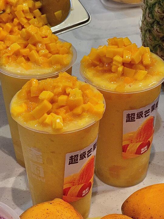 真的想告诉全上海人！这杯超级芒果爽太好喝
